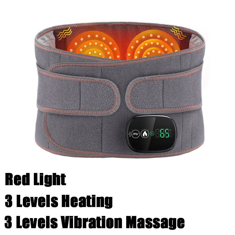 Infrared Heating Waist Massager, Electric Belt Vibration,
