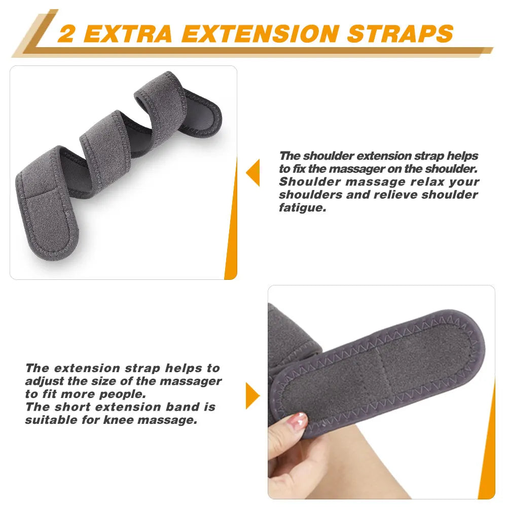 Electric Heating Shoulder Brace, LED Display, Vibration Shoulder Massage, Muscle Relaxation