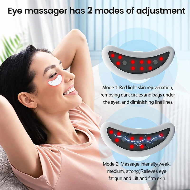 EMS Pulse Micro current, Relieve Fatigue, Reduce Dark Circles, Lines, Swelling, Anti-Wrinkle