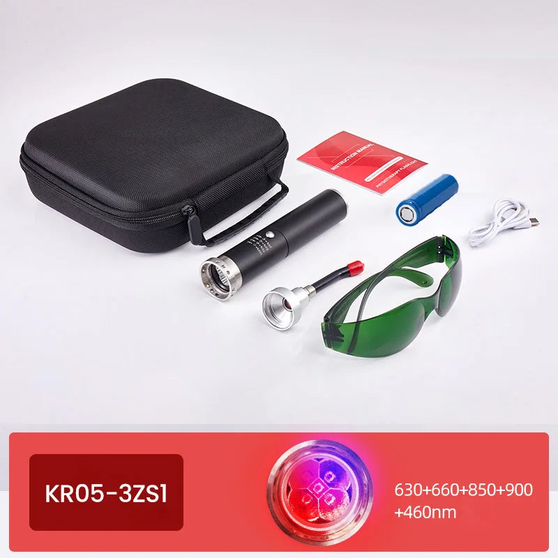 Infrared Red Light Therapy, Lamp Cold Sore Treatment, Device for Nose, Ear, Hands, Joints, Knee, Feet, and Body Pain Relief.