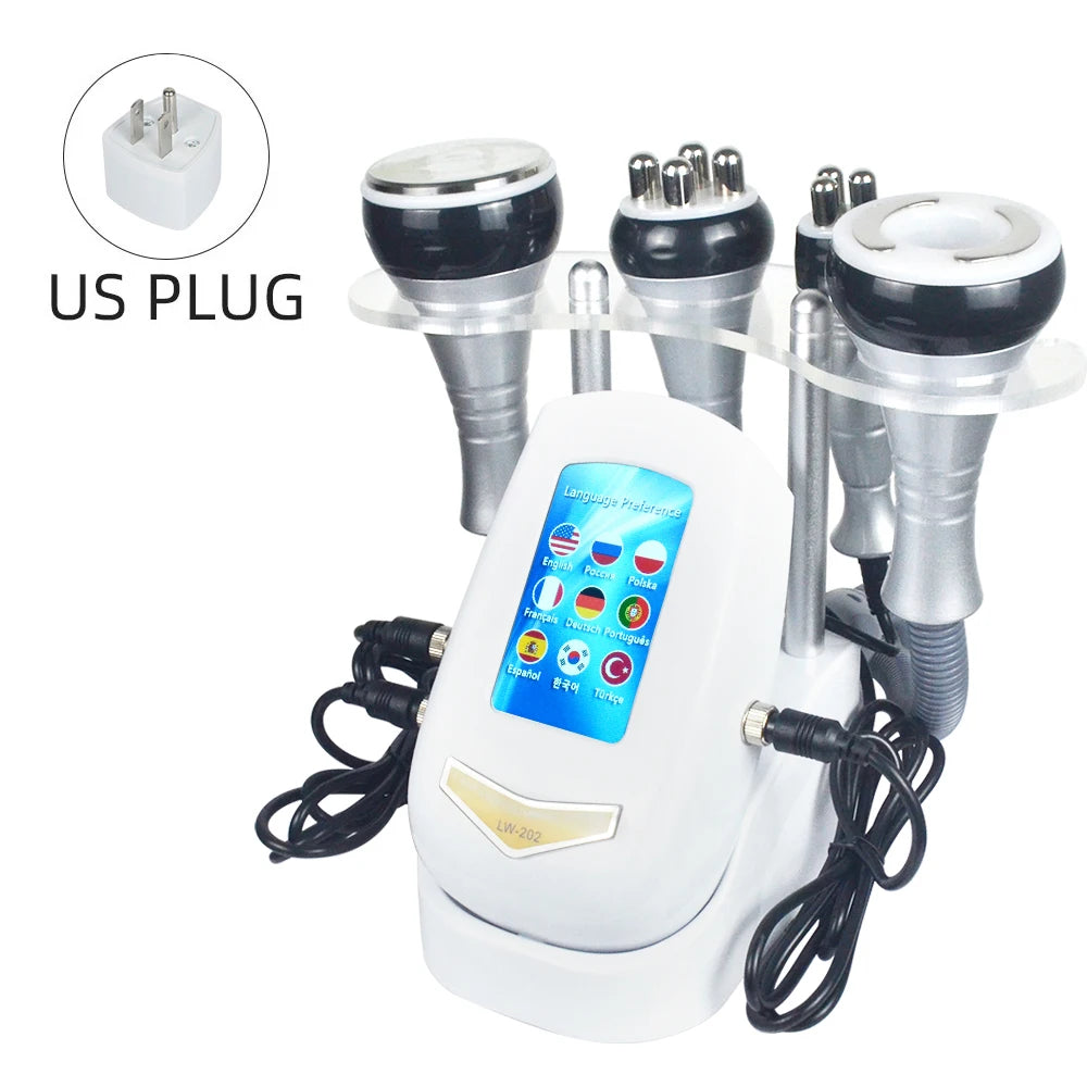 Cavitation Machine, 40k Ultrasonic, Shape Vacuum, Frequency Liposuction, Weight Loss, tightening and slimming device