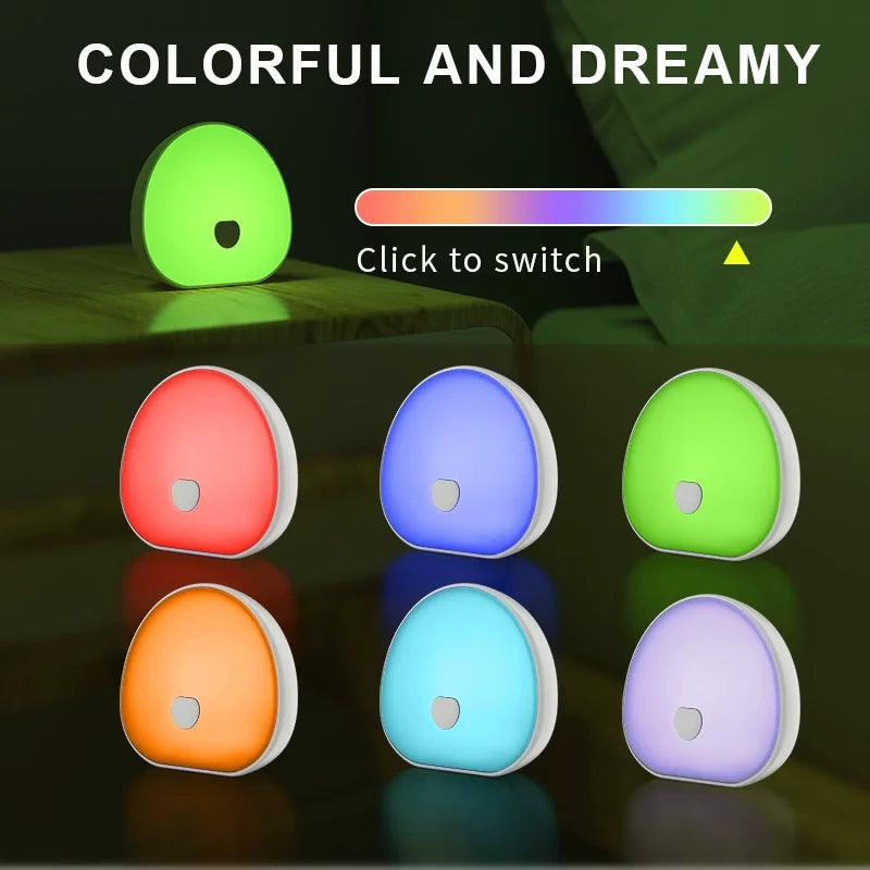 Sleep White Noise Machine, Touchable, LED Night Light, Relaxing Audio & Sleep Lamp