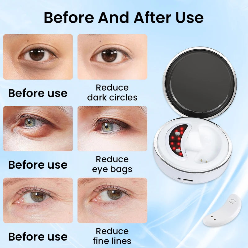 EMS Pulse Micro current, Relieve Fatigue, Reduce Dark Circles, Lines, Swelling, Anti-Wrinkle