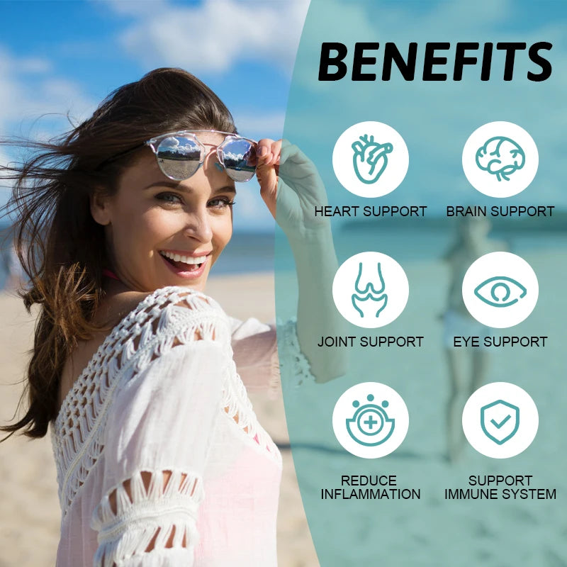 Omega 3  Fish Oil, for Heart, Brain & Immune Support