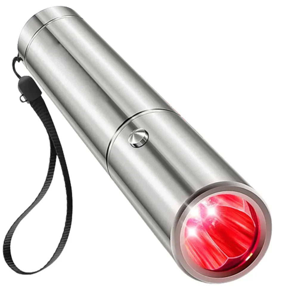 Mini therapy Device Pen, Red Light Phototherapy, Therapy Wavelength, Handheld Physiotherapy Torch Pain Relief.
