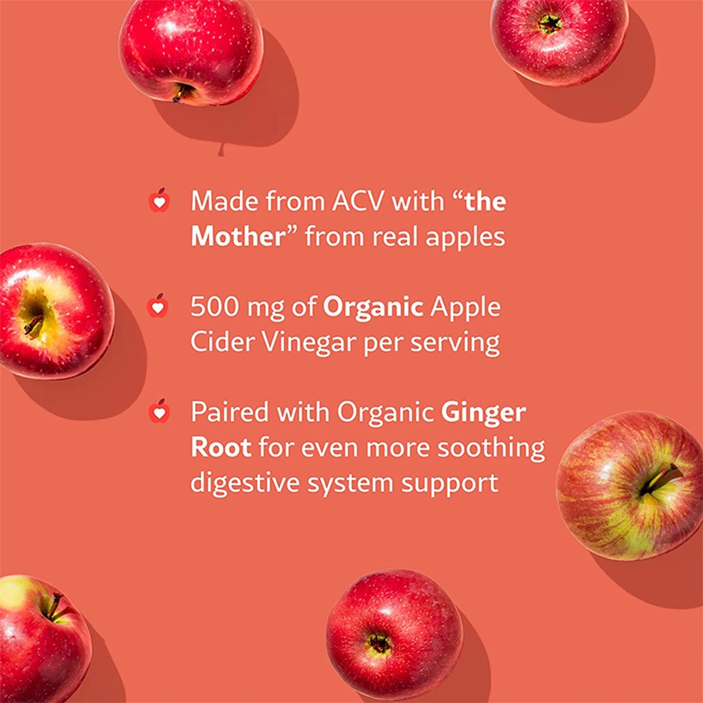 Pure Apple Cider Vinegar - Weight Management, Metabolism Boost, Fat Burning, Appetite Suppressant, Detoxification - 60 Gummies