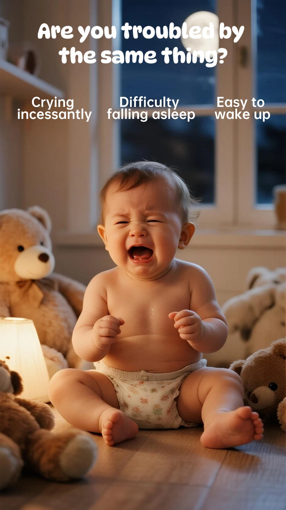 Sleep White Noise Machine, Touchable, LED Night Light, Relaxing Audio & Sleep Lamp