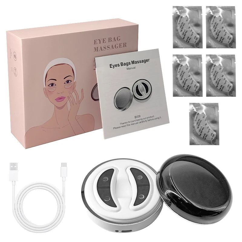 EMS Pulse Micro current, Relieve Fatigue, Reduce Dark Circles, Lines, Swelling, Anti-Wrinkle