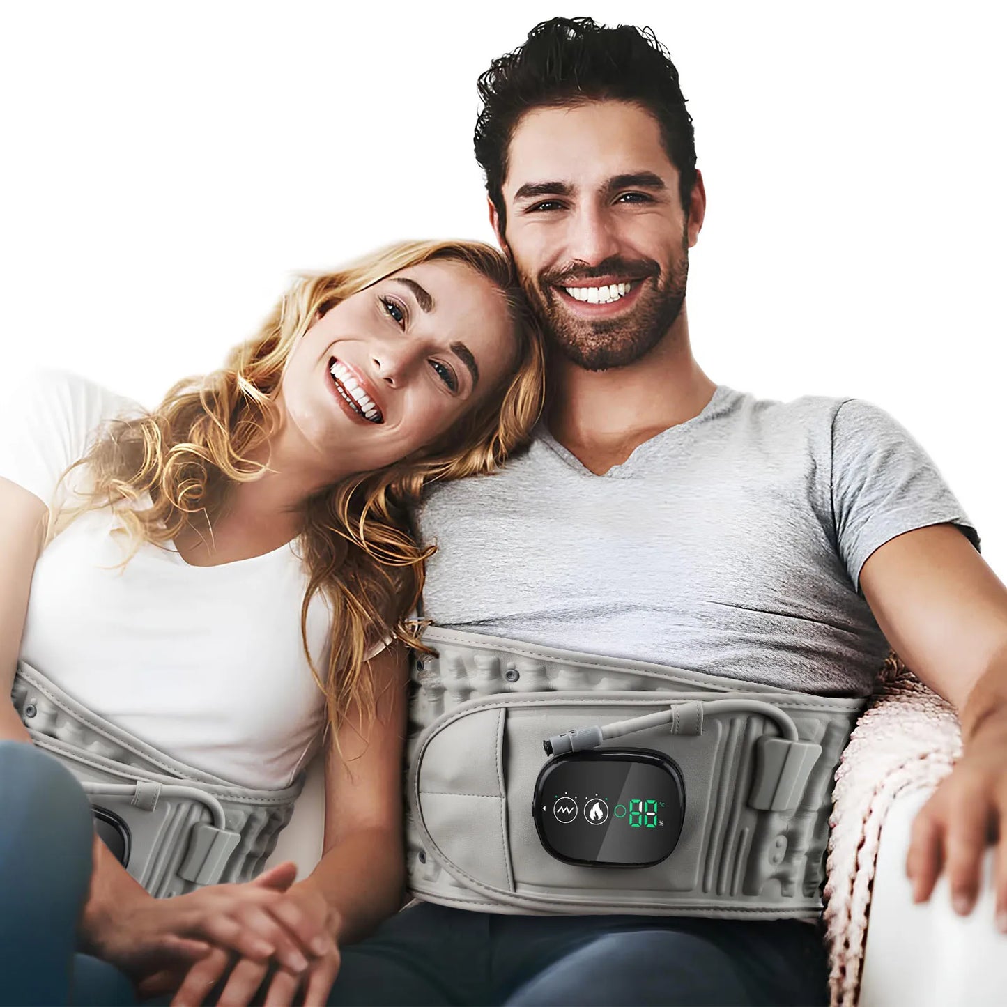 Infrared Heating Waist Massager, Electric Belt Vibration,