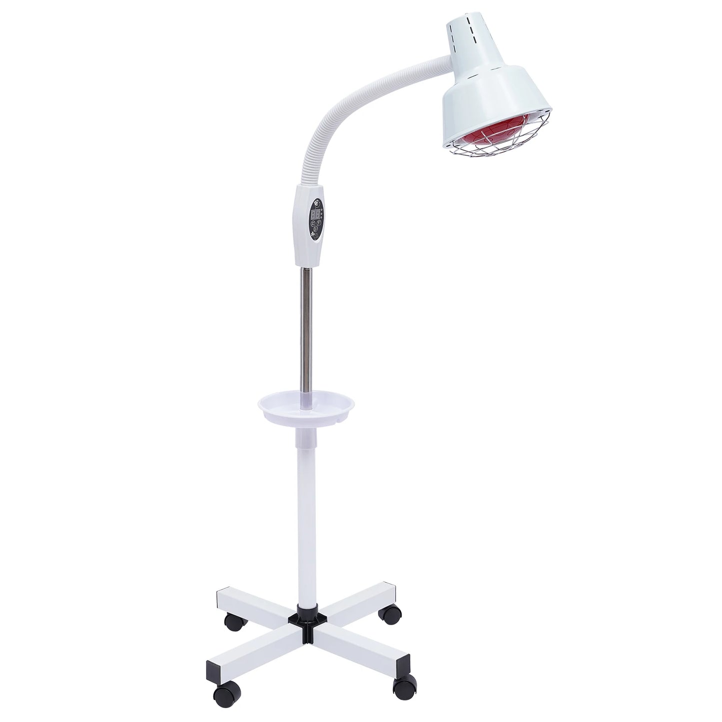 275W Infrared Heat Lamp, Near Red with Flexible Arm, Standing Lamp for Relieve Joint and Muscle Aches 110V