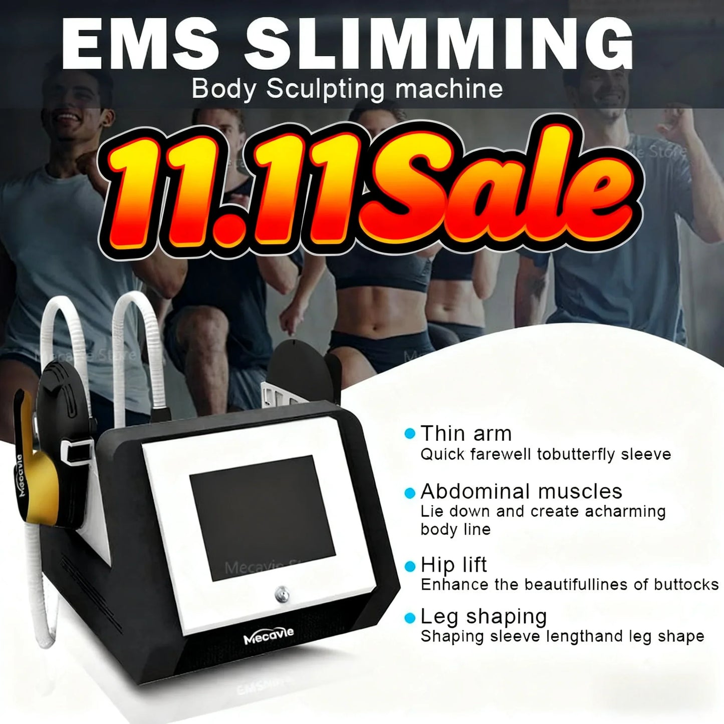 Muscle Builder, Slimming Trainer, Features 6500W Body Contouring, Buttock Lifting, Fitness Equipment