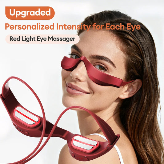 3D Eyes Relax Massager, Red Light, Fine Line Relax Massager for Dark Circles
