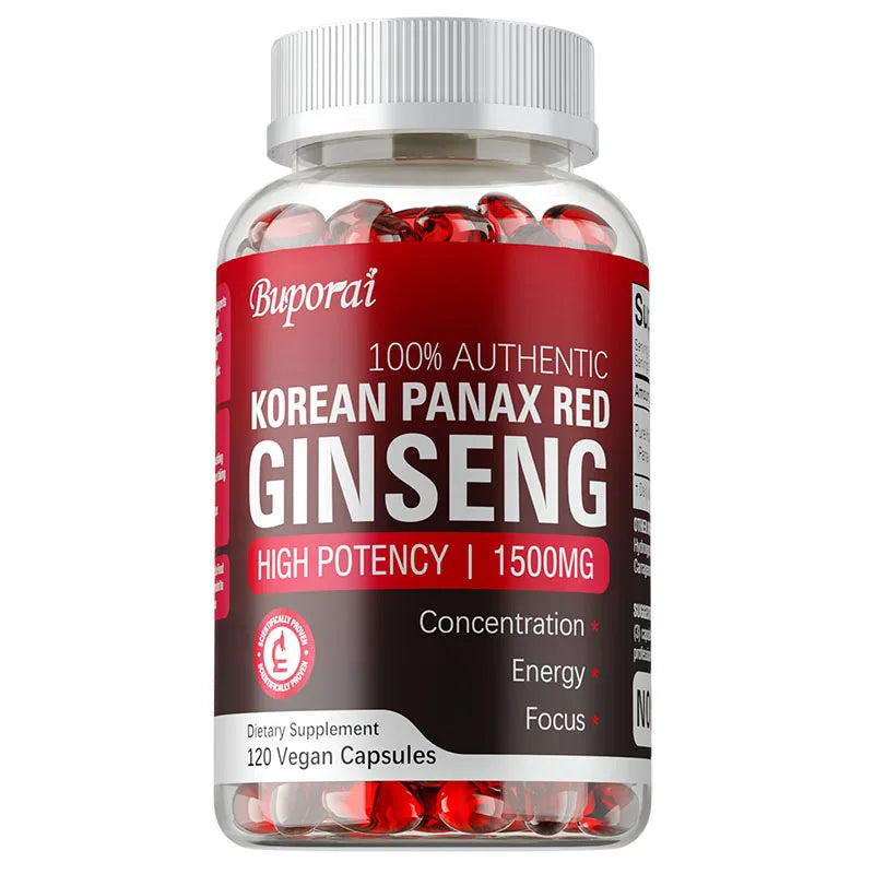Ginseng Supplement - Enhances Endurance,Strength and Mood Balance Strong for Energy, Stamina and Focus
