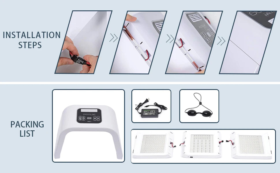 Light Therapy for Face, Professional for SPA, AC100V-240V