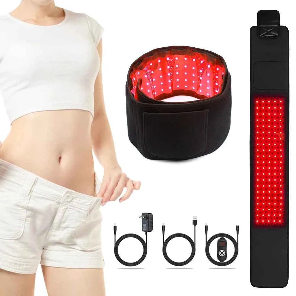 Red Light Therapy Belt, 660nm 850nm, Near Infrared Light Therapy for Body, Relaxing Muscle, Inflammation, Improve Circulation