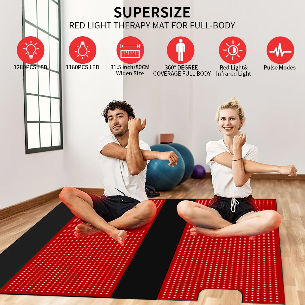71" Red Light Sleeping Bag, Full Body Relax, Led Red Light Blanket, Home Use
