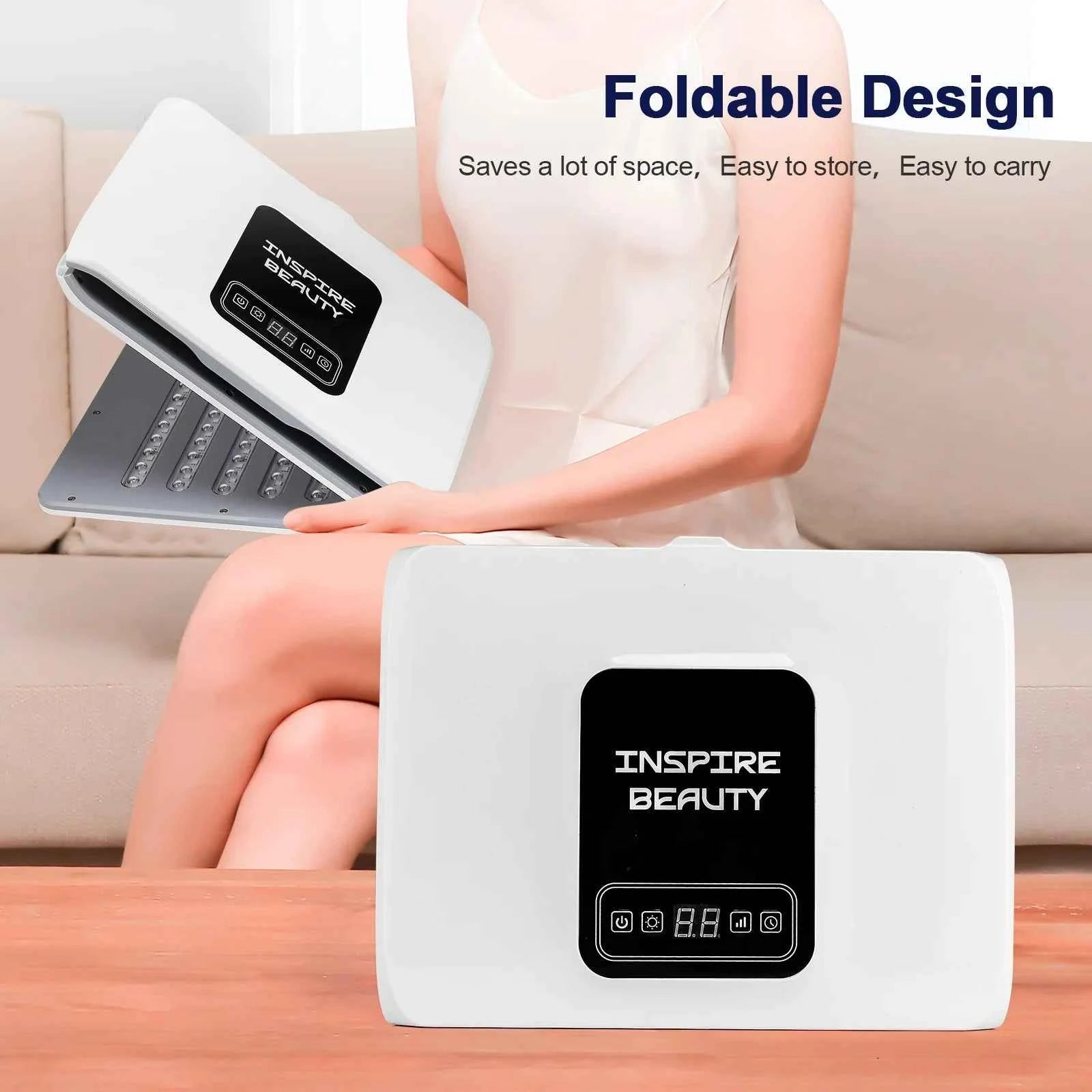7 Colors LED Photon Machine, Foldable, Skin Rejuvenation Light Facial