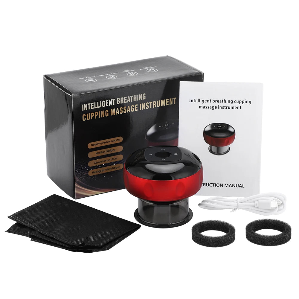 Intelligent Vacuum Cupping Massage, Electric Heating, Physical Fatigue Relieve Health Guasha Cans