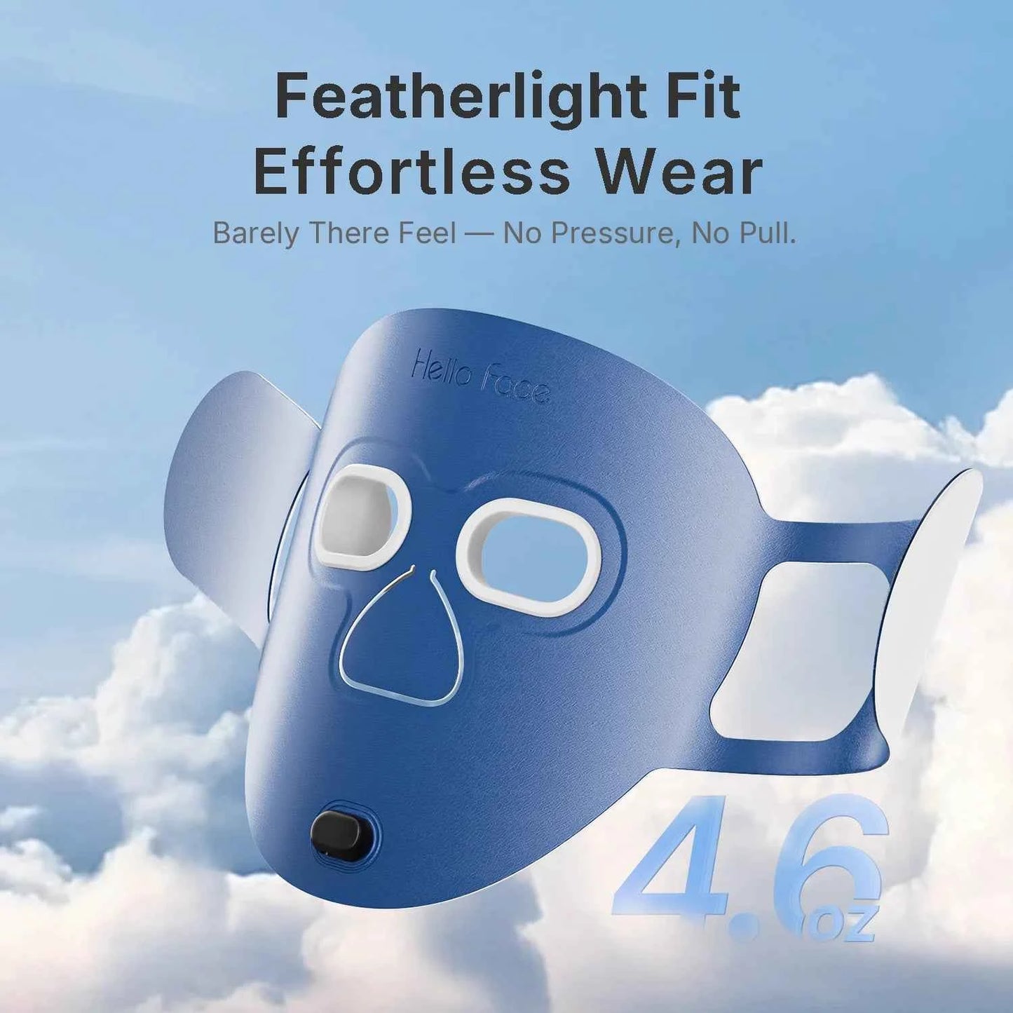 Face Beauty LED Mask, Wrinkle Reduction, Blue Light Acne Treatment, 3000m Ah Rechargeable Skin Care Device