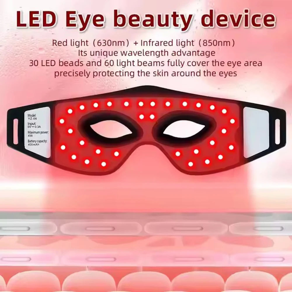 Eye Mask, Eye Bags Remover, Infrared Red Light Therapy