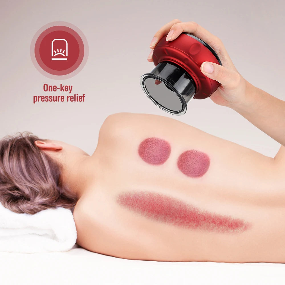 Intelligent Vacuum Cupping Massage, Electric Heating, Physical Fatigue Relieve Health Guasha Cans