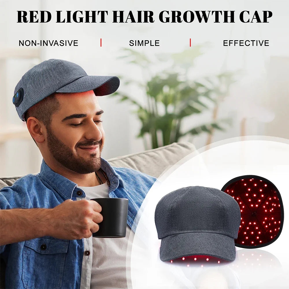 New Infrared LEDs 660nm&850nm, Hair Growth Cap