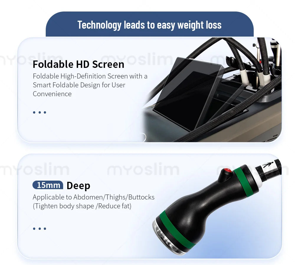 New Pro 3 Handles, Micro Wave 80% Fat Reduction, Safe Weight Loss, Eliminate Double Chin Removal