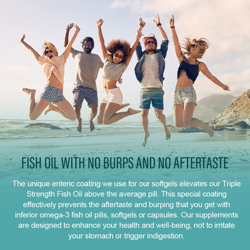Omega 3  Fish Oil, for Heart, Brain & Immune Support