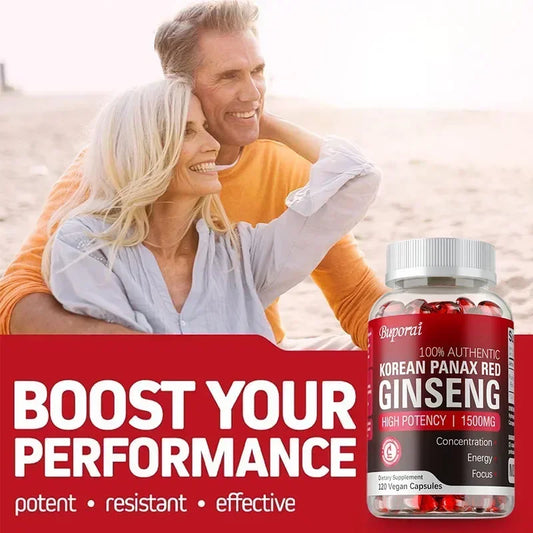 Ginseng Supplement - Enhances Endurance,Strength and Mood Balance Strong for Energy, Stamina and Focus