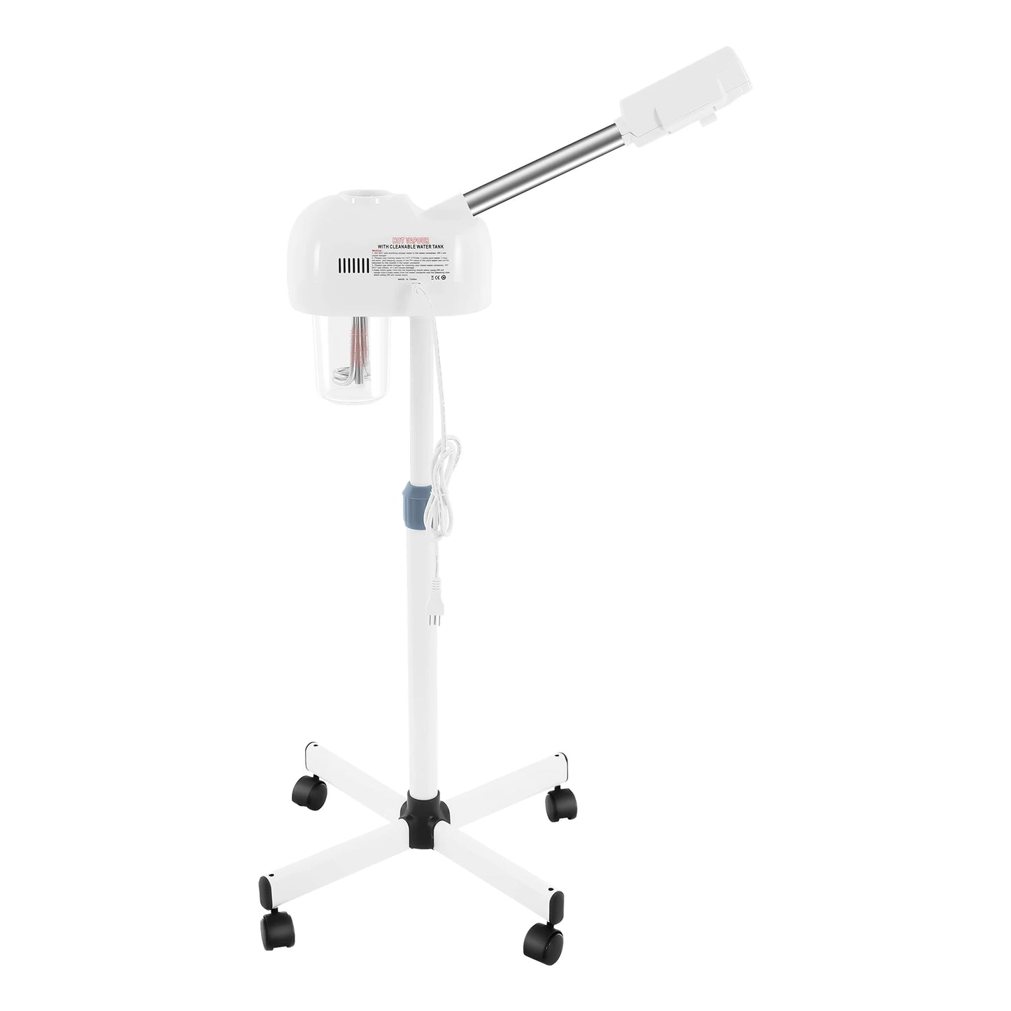 Facial Steamer, Height Adjustable Sprayer, 360° Rotatable, Movable Skin Care Equipment