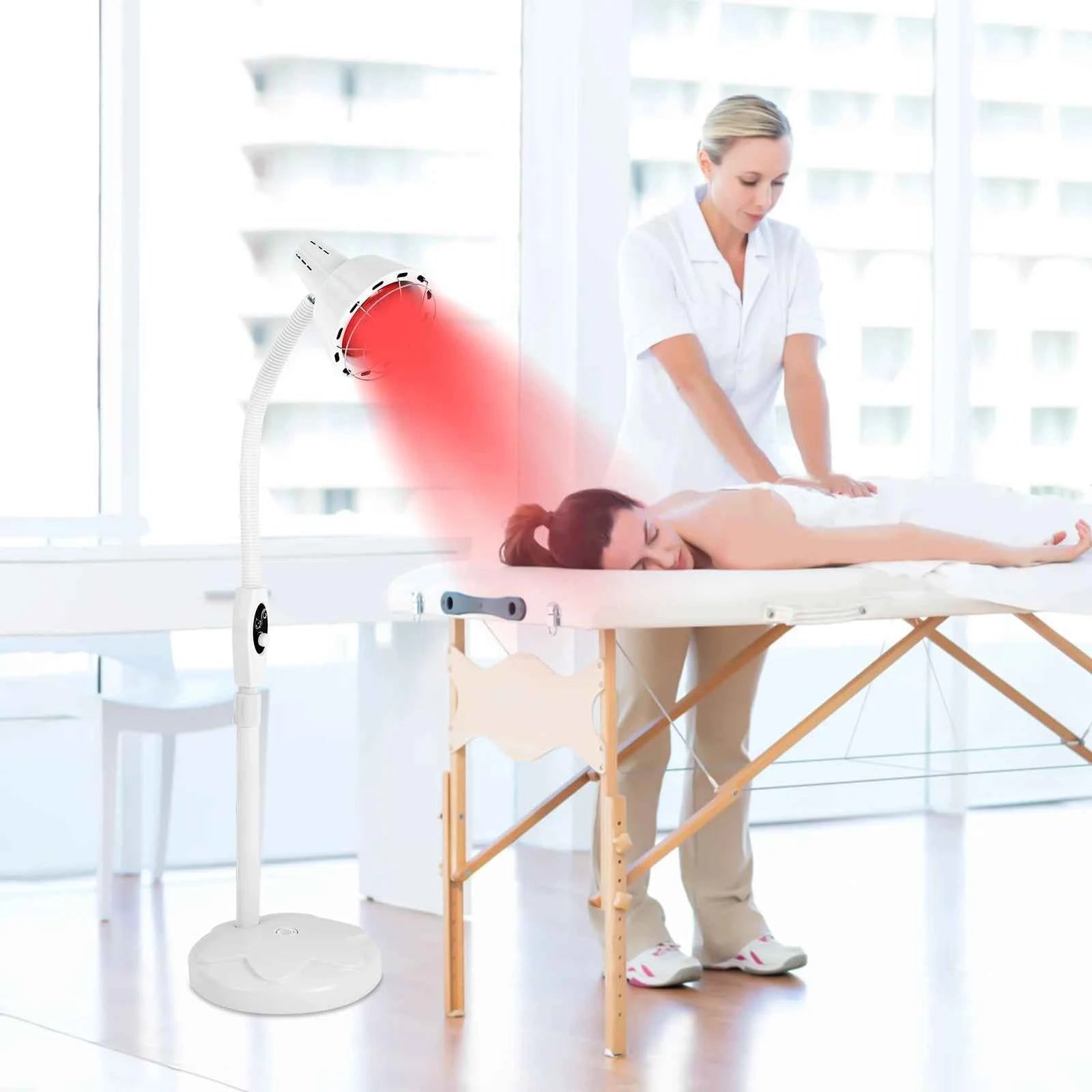 Infrared Heat Lamp, 275W Therapy Lamp for Body or Pain Relief, Therapeutic Lamp for Home