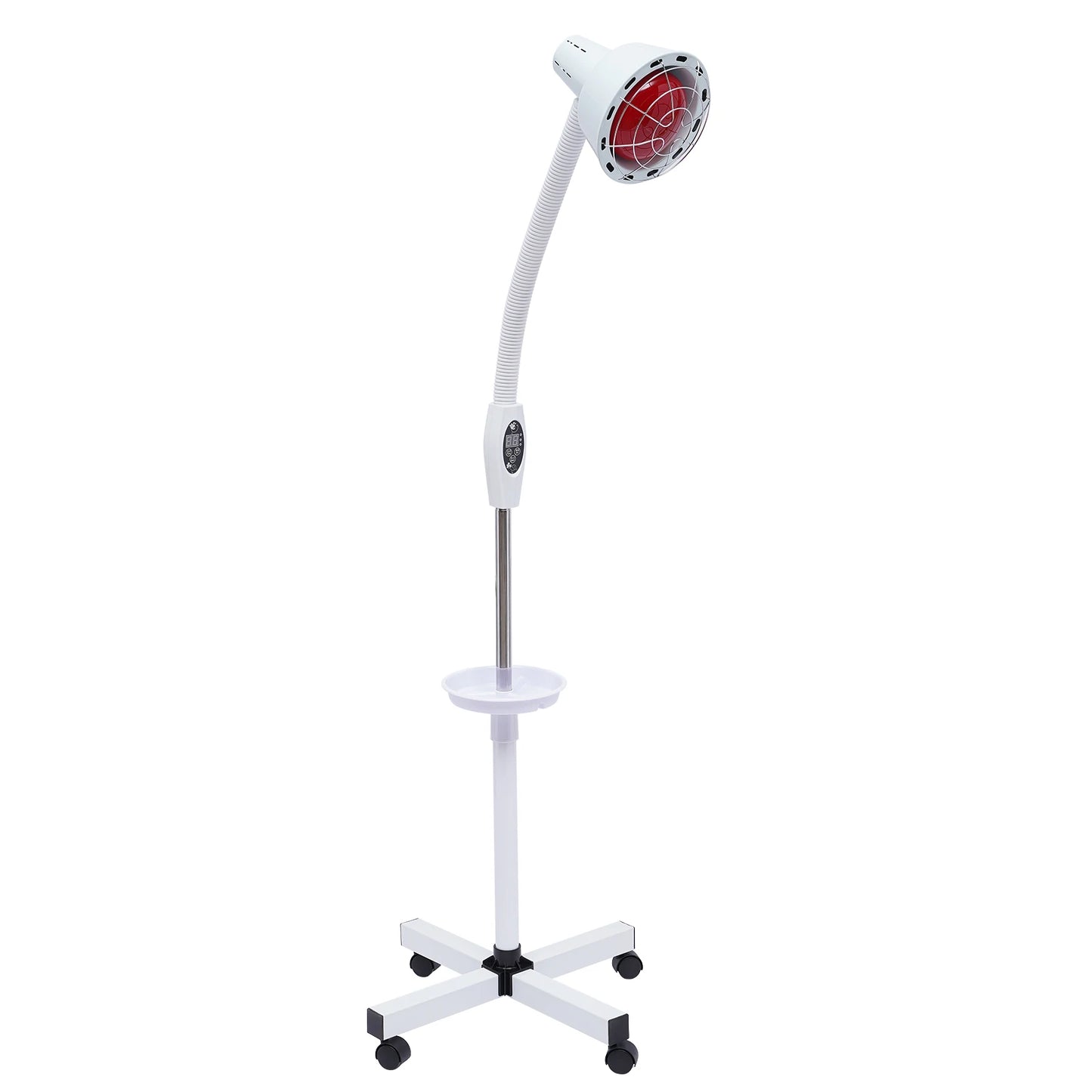 275W Infrared Heat Lamp, Near Red with Flexible Arm, Standing Lamp for Relieve Joint and Muscle Aches 110V