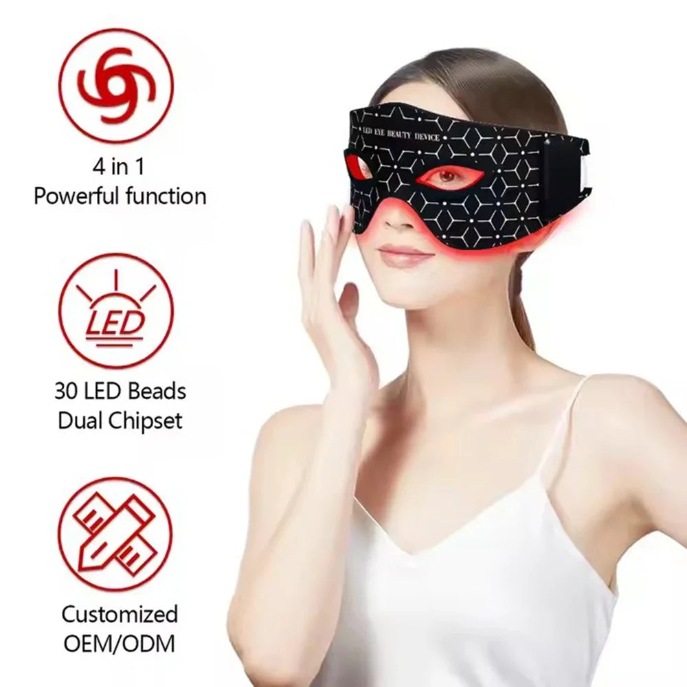 Eye Mask, Eye Bags Remover, Infrared Red Light Therapy