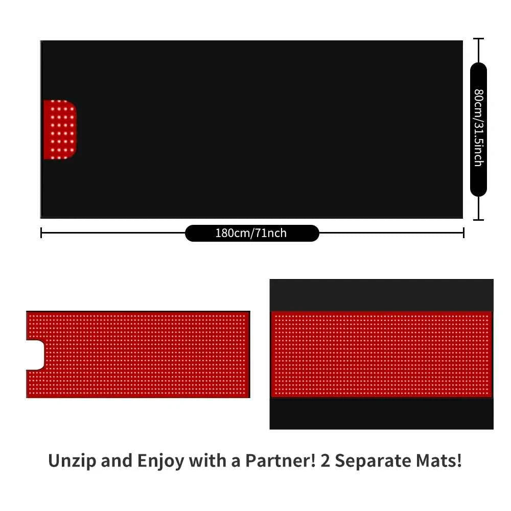 71" Red Light Sleeping Bag, Full Body, Light Blanket, Home Use