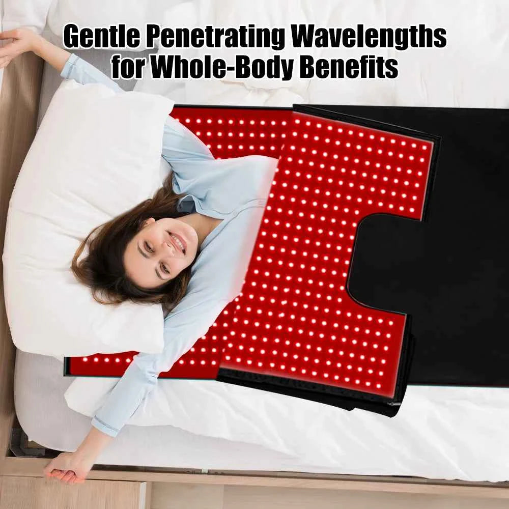 71" Red Light Sleeping Bag, Full Body Relax, Led Red Light Blanket, Home Use