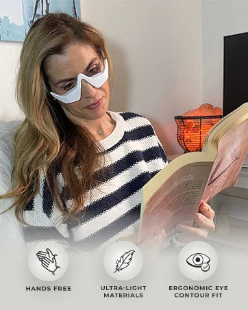Revital Eyes by BOTANIQUE PARIS – Red Light Therapy Glasses – Under Eye Device for Dark Circles