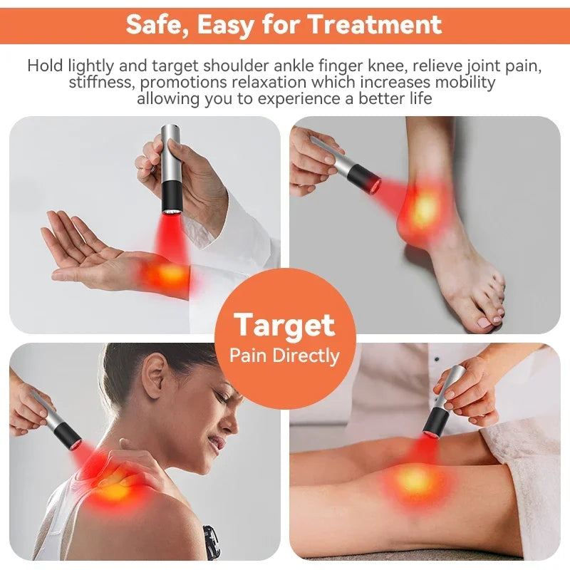 Led Flashlight, Anti Inflammatory, Pain Relief Red Light, Therapy Muscle Pain, Infrared Lamp, Led Therapy Skin Care