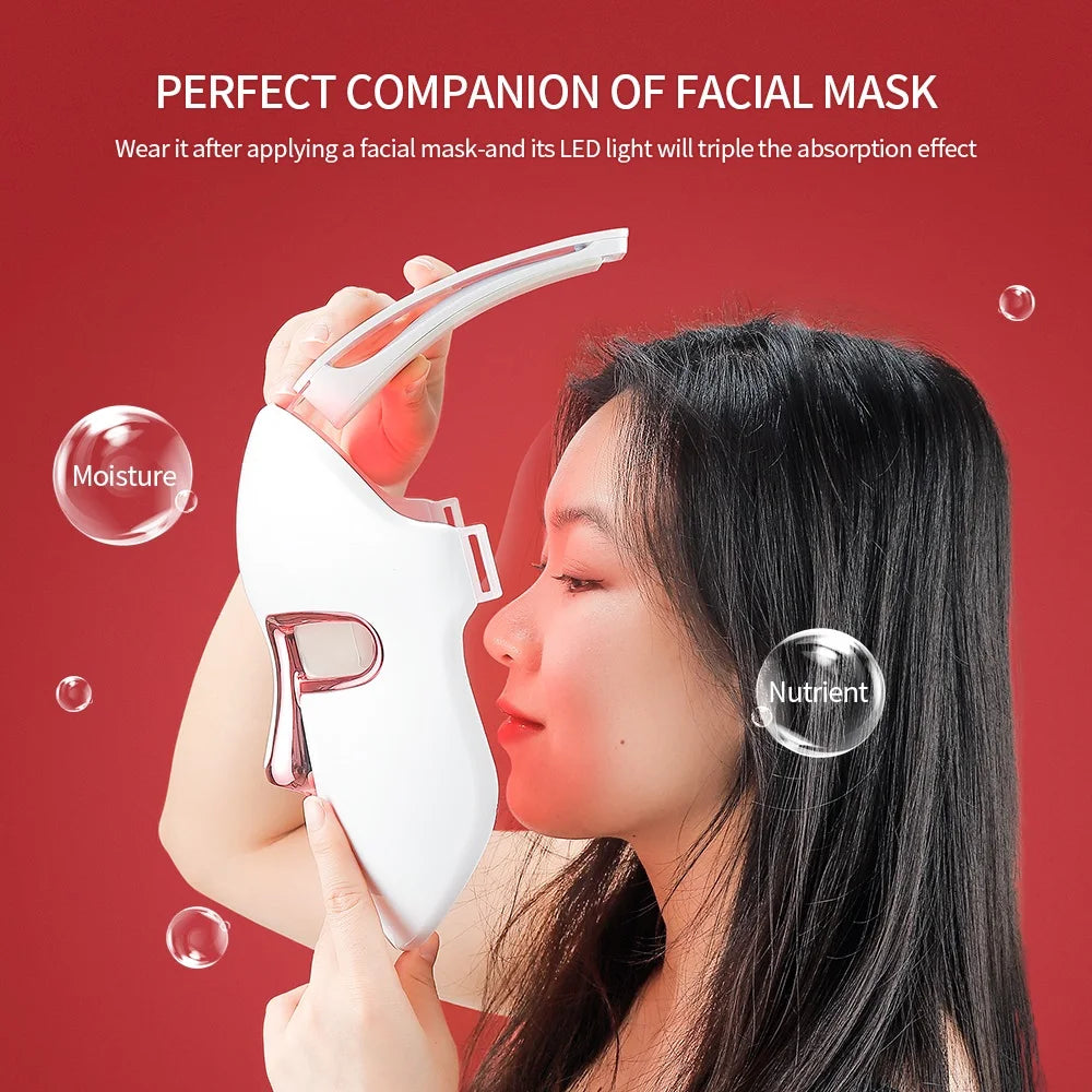Face Beauty Mask 7 Colors , Light LED Mask , Photon Red Light, Facial Skin Care Repair, Skin Anti Aging, Wrinkle Skin Tightening