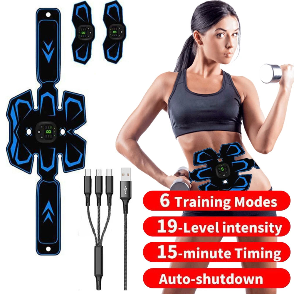 Abdominal Training Device, Vibration Belt, Ab Workout Equipment Machine for Men and Women