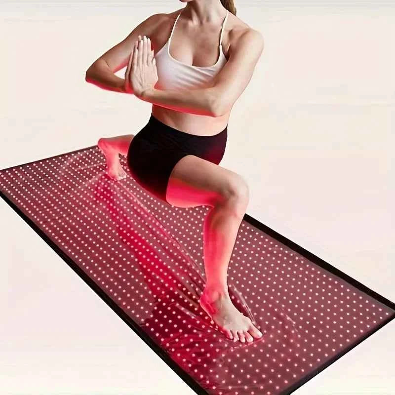 1280pcs LEDs Red Light Mat, 660nm 850nm Blanket, Devices Full Body Large Pads for Whole Body Relaxation