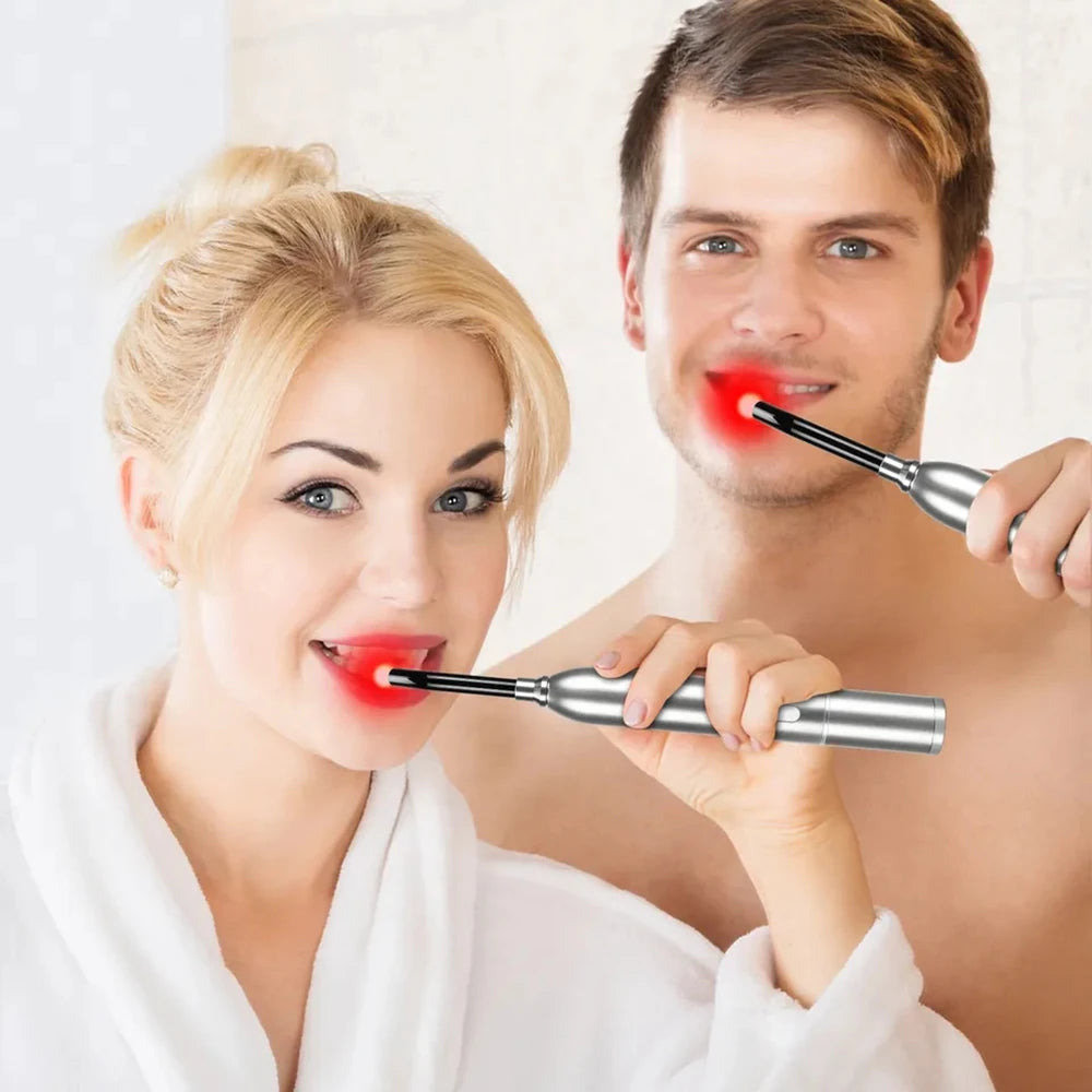 Therapy Cold Sore Wand, Device For Mouth Sores Treatment, LED Light Therapy Machine Skin Care