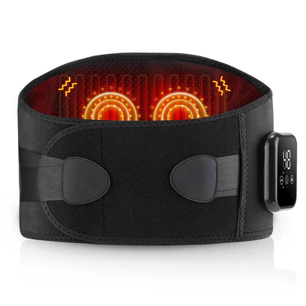 Infrared Heating Waist Massager, Electric Belt Vibration,