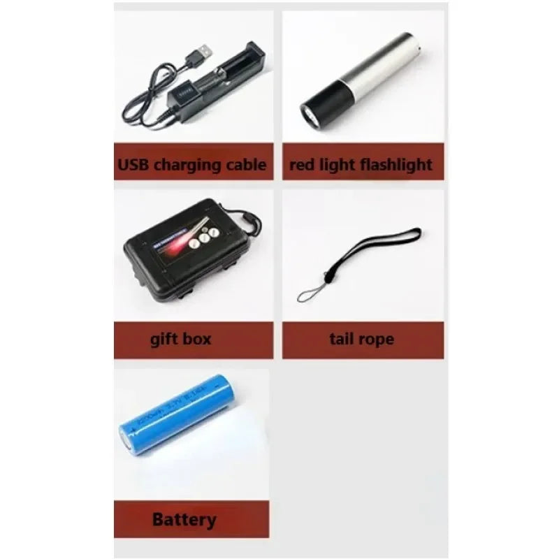 Led Flashlight, Anti Inflammatory, Pain Relief Red Light, Therapy Muscle Pain, Infrared Lamp, Led Therapy Skin Care
