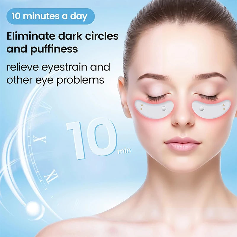 EMS Pulse Micro current, Relieve Fatigue, Reduce Dark Circles, Lines, Swelling, Anti-Wrinkle