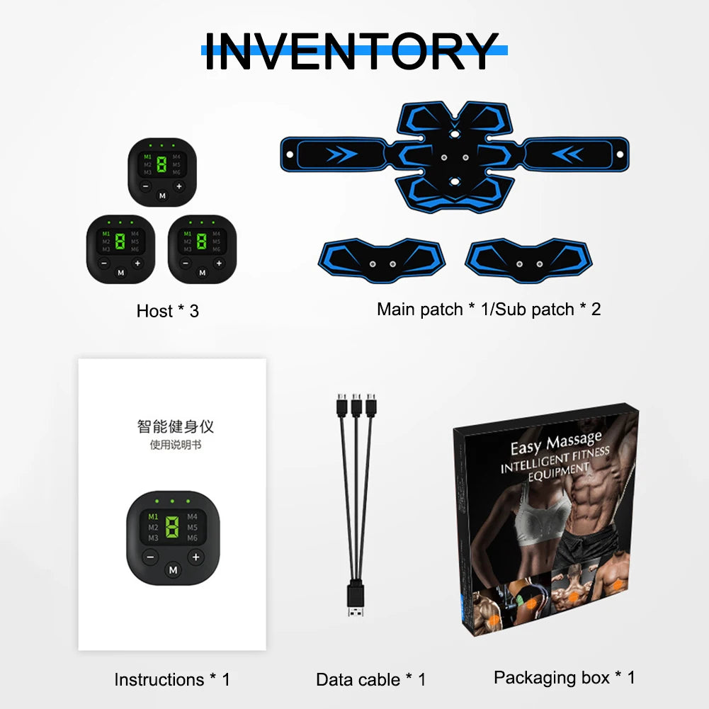 Abdominal Training Device, Vibration Belt, Ab Workout Equipment Machine for Men and Women