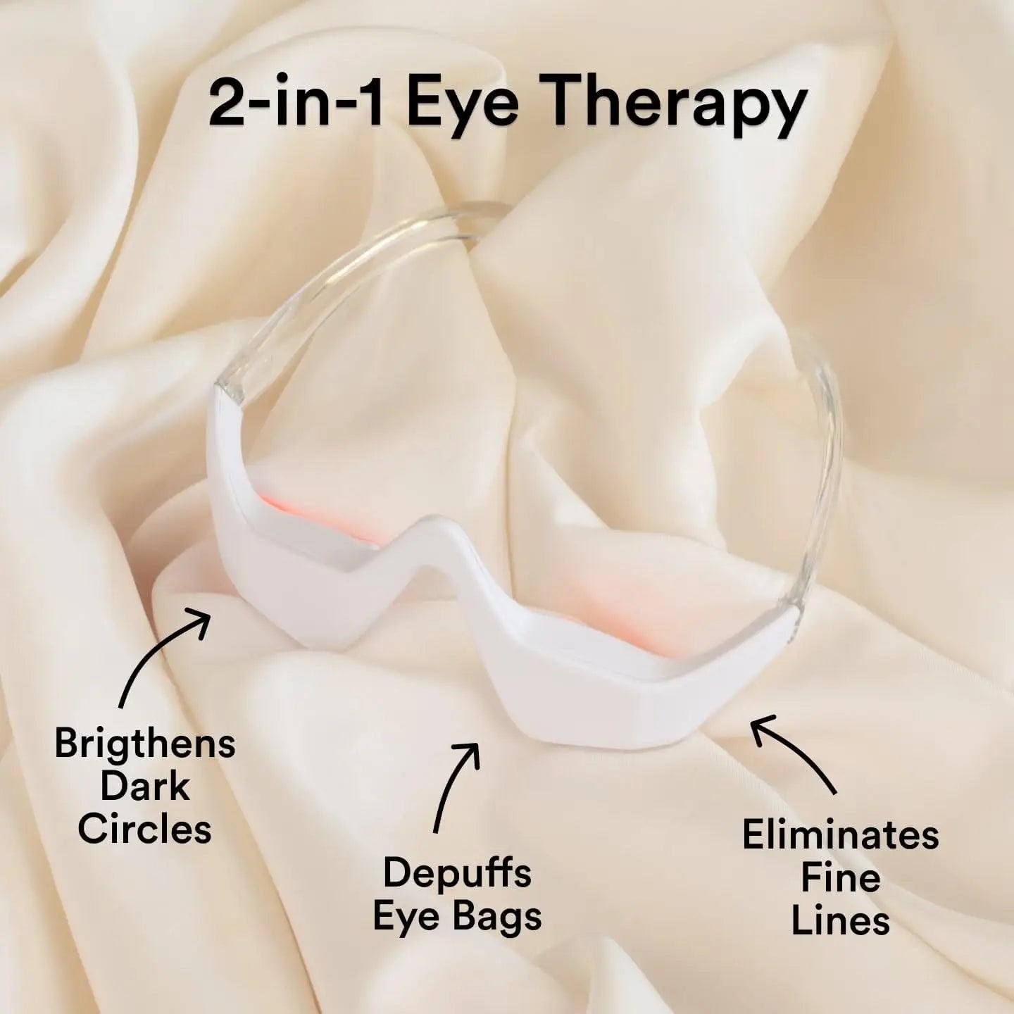 Revital Eyes by BOTANIQUE PARIS – Red Light Therapy Glasses – Under Eye Device for Dark Circles