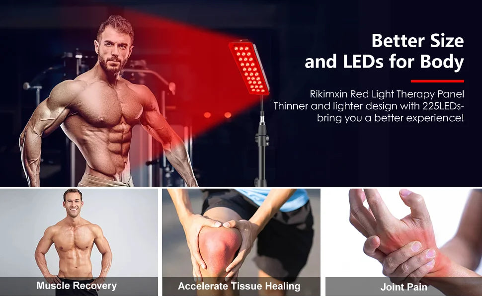 Red Light Therapy Lamp For Full Body, Stress Relief Daily Skin Care 660nm 850nm