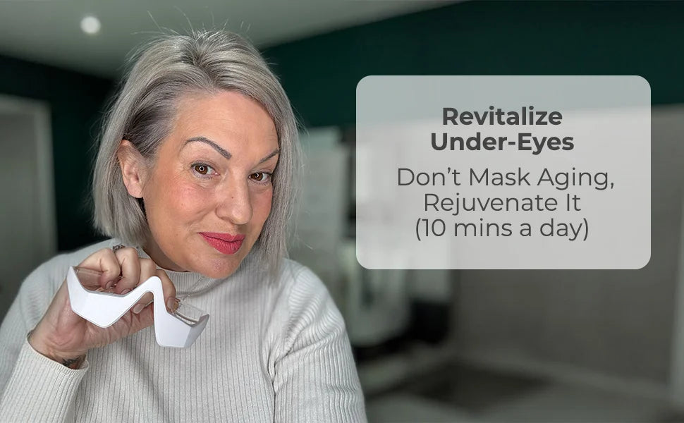 Revital Eyes by BOTANIQUE PARIS – Red Light Therapy Glasses – Under Eye Device for Dark Circles