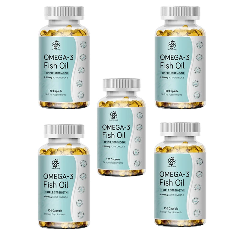 Omega 3  Fish Oil, for Heart, Brain & Immune Support
