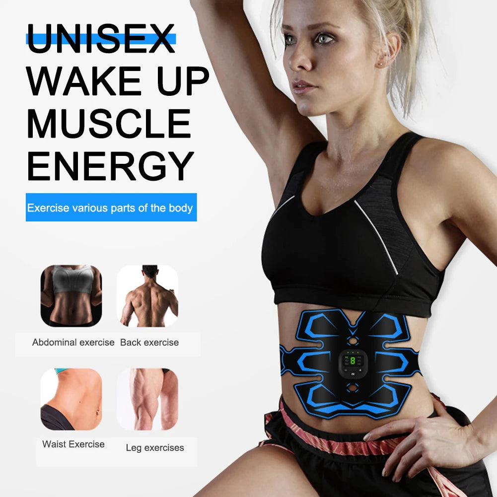 Abdominal Training Device, Vibration Belt, Ab Workout Equipment Machine for Men and Women